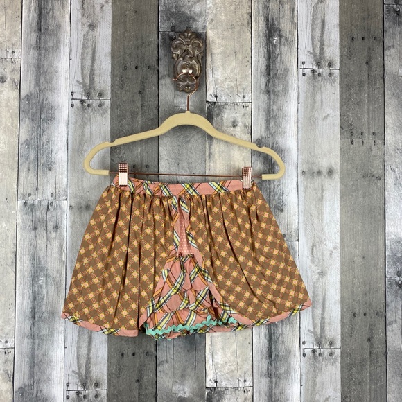 Matilda Jane Pecan Sandy Plaid Skort Size 6 - Picture 10 of 12